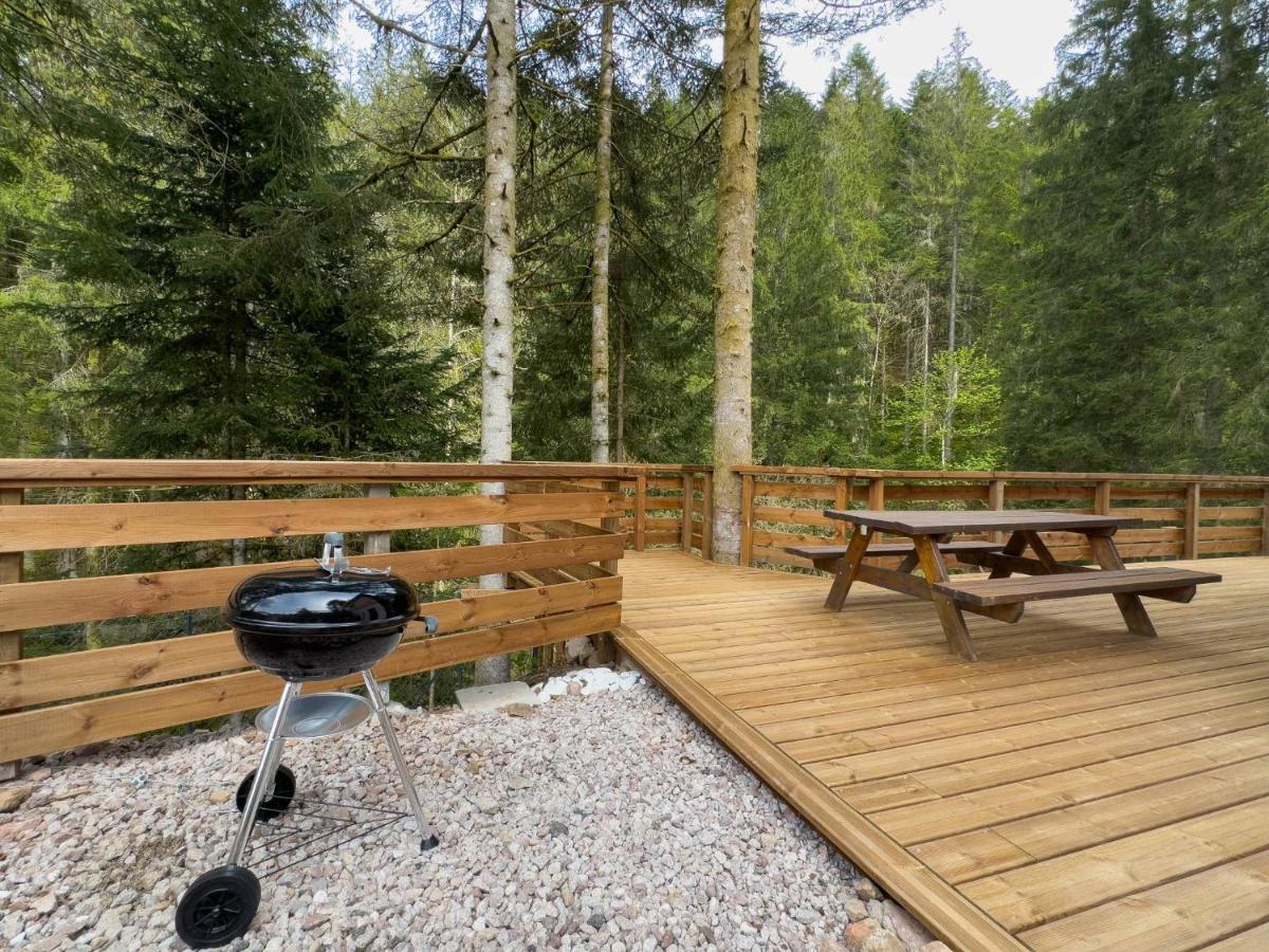 Le Refuge Perche Du Saut De La Bourrique Spa, Terrain Cloture Gerardmer Gérardmer Exterior foto