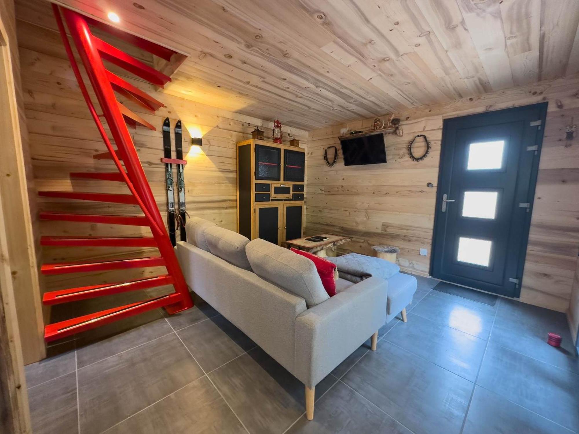 Le Refuge Perche Du Saut De La Bourrique Spa, Terrain Cloture Gerardmer Gérardmer Exterior foto